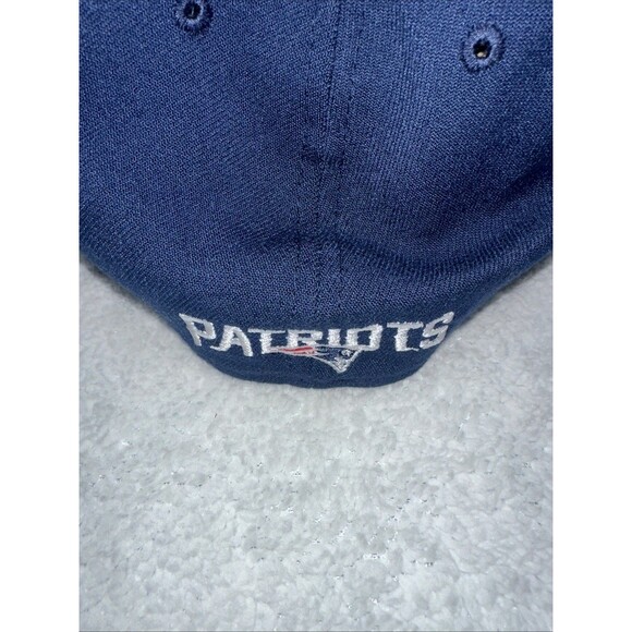 NEW ERA NEW ENGLAND PATRIOTS 39THIRTY HAT SIZE M/L NEW W/IMPERFECTIONS NAVY BLUE - Picture 6 of 11